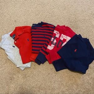Bundle of 5 Polo by Ralph Lauren 4/4T Shirts